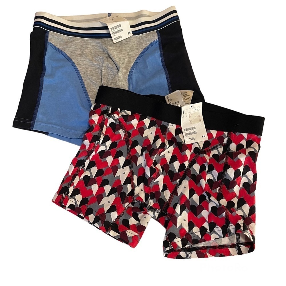 H&M Boxer Briefs Trunks Set of Two New With Tags Small